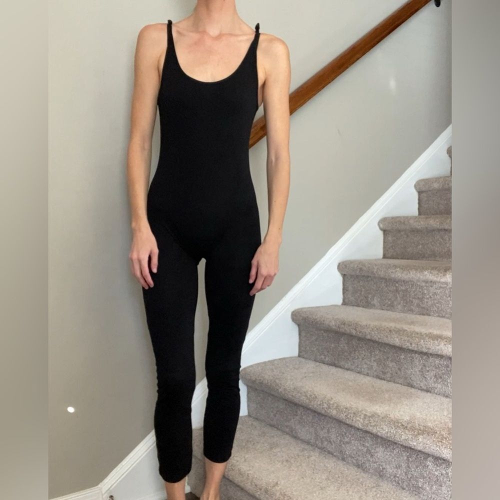 Love Black Spagetti Strap One Piece Jumpsuit Sz Small